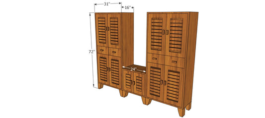 Heritage Grand Shoe Rack