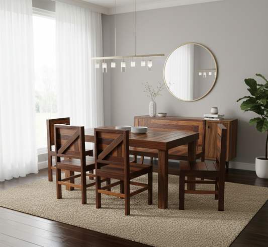 Aarah-6 Seater Dining Set