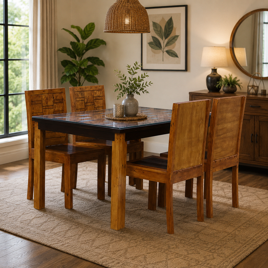 Ahim-4 Seater Dining Set