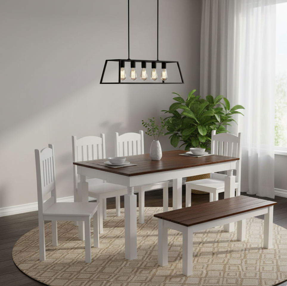 Amery-6 Seater Dining With Drawers