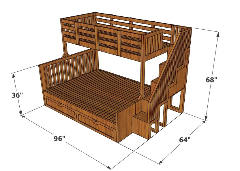 Ubyld TimberNest Bunk Bed