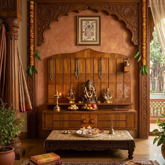 Archie - Wall Mount Pooja Unit