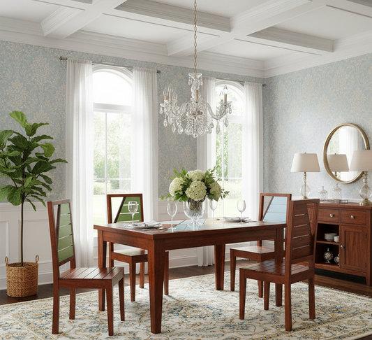 Aspasia-4 Seater Dining Set