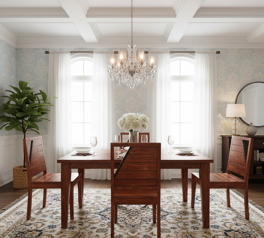 Aspasia-4 Seater Dining Set