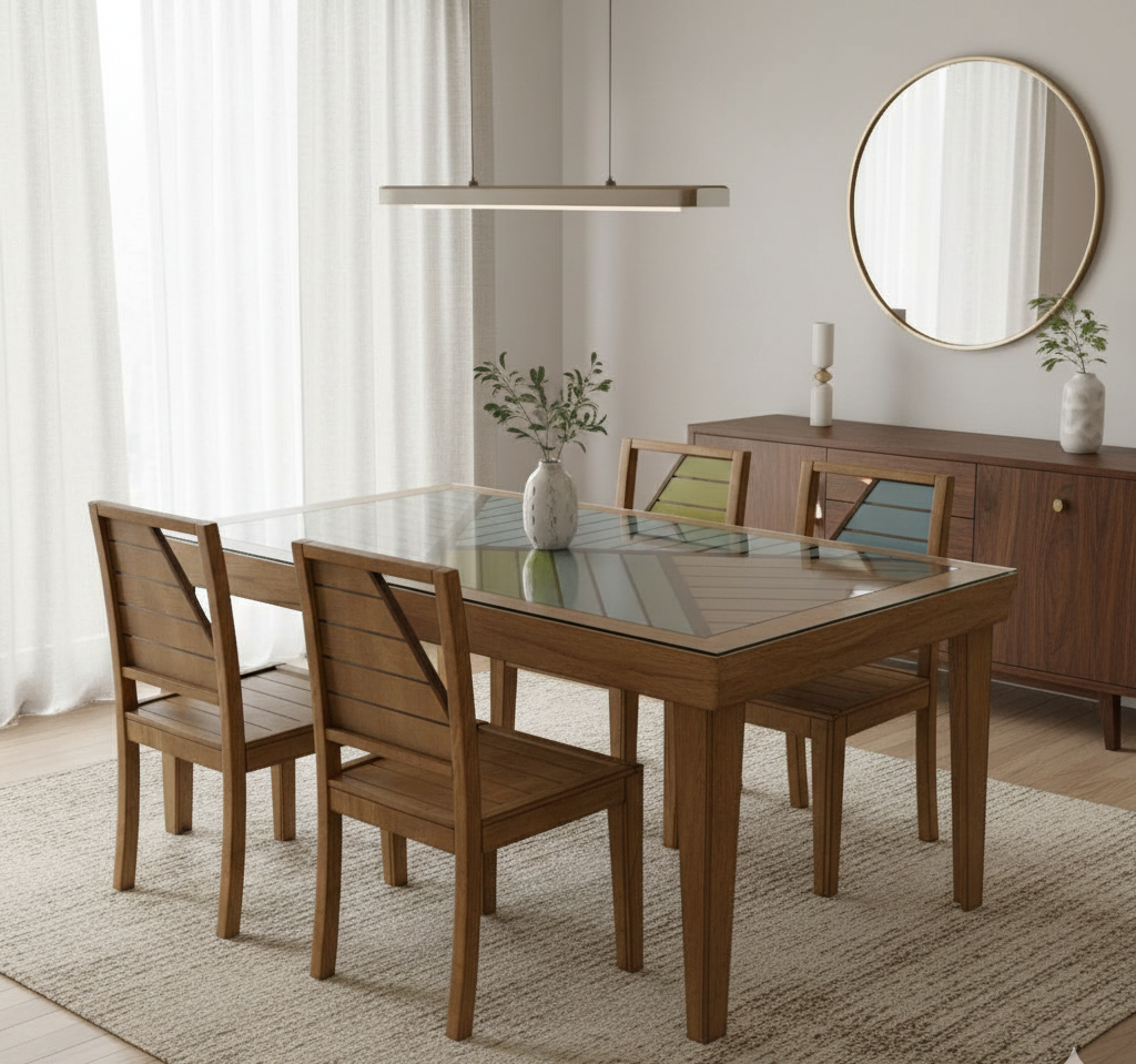 Aspasia-6 Seater Dining Set