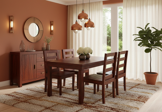 Aurio-4 Seater Dining Set