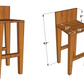 Ubyld Skyline Bar Unit with Two Stools