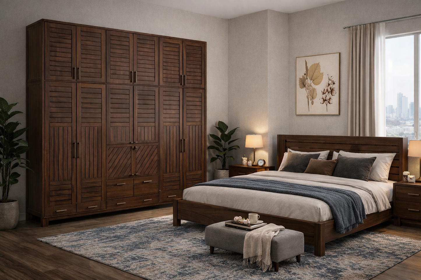 Salazar-Wardrobe With Sliding Doors
