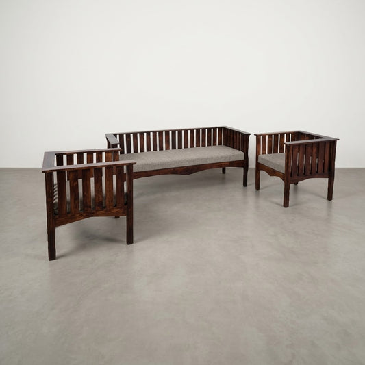 Cru-3+1+1 Seater Sofas