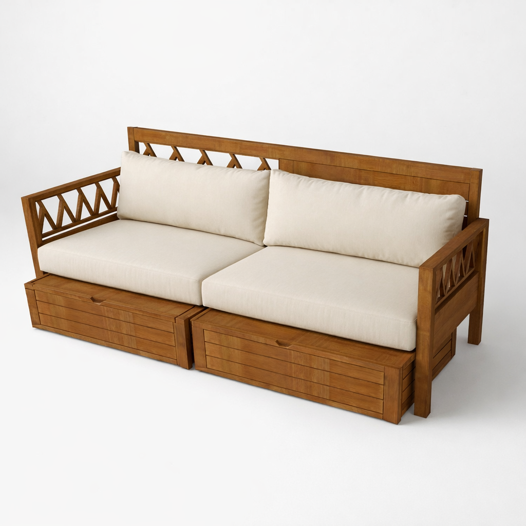Cynthia-3 Seater Sofa With Storage