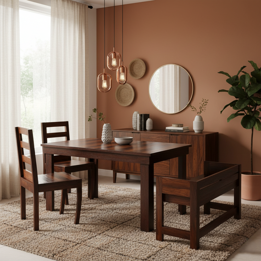 Derry-4 Seater Dining Set