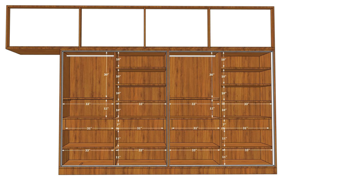 Cedar Crest Wardrobe