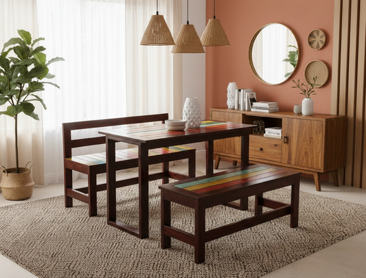 Emilia-4 Seater Dining Set