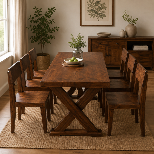 Enora-6 Seater Dining Set
