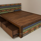 Felisa Queen With Two Drawers