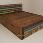 Felisa Queen With Two Drawers