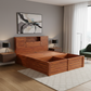 Arobelle Queen Cot With Box Storage And Headboard Storage