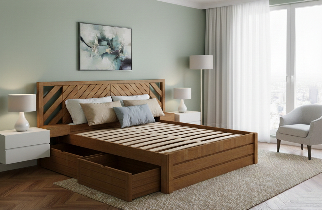 Arwood Queen With Four Storage