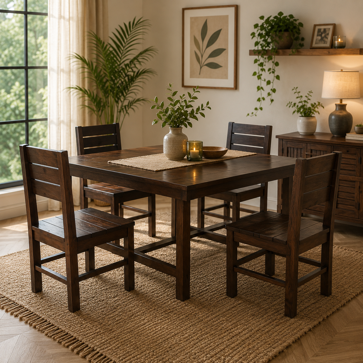 Giotto-4 Seater Dining Set