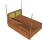 Heirloom Canopy Storage Bed-Queen