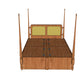 Heirloom Canopy Storage Bed-Queen