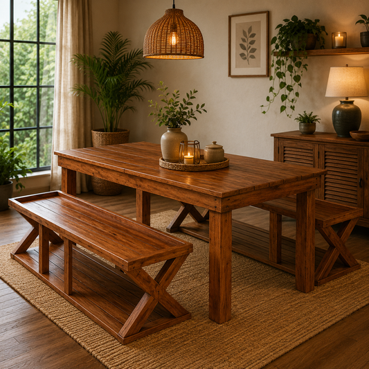 Hella-4 Seater Dining Set