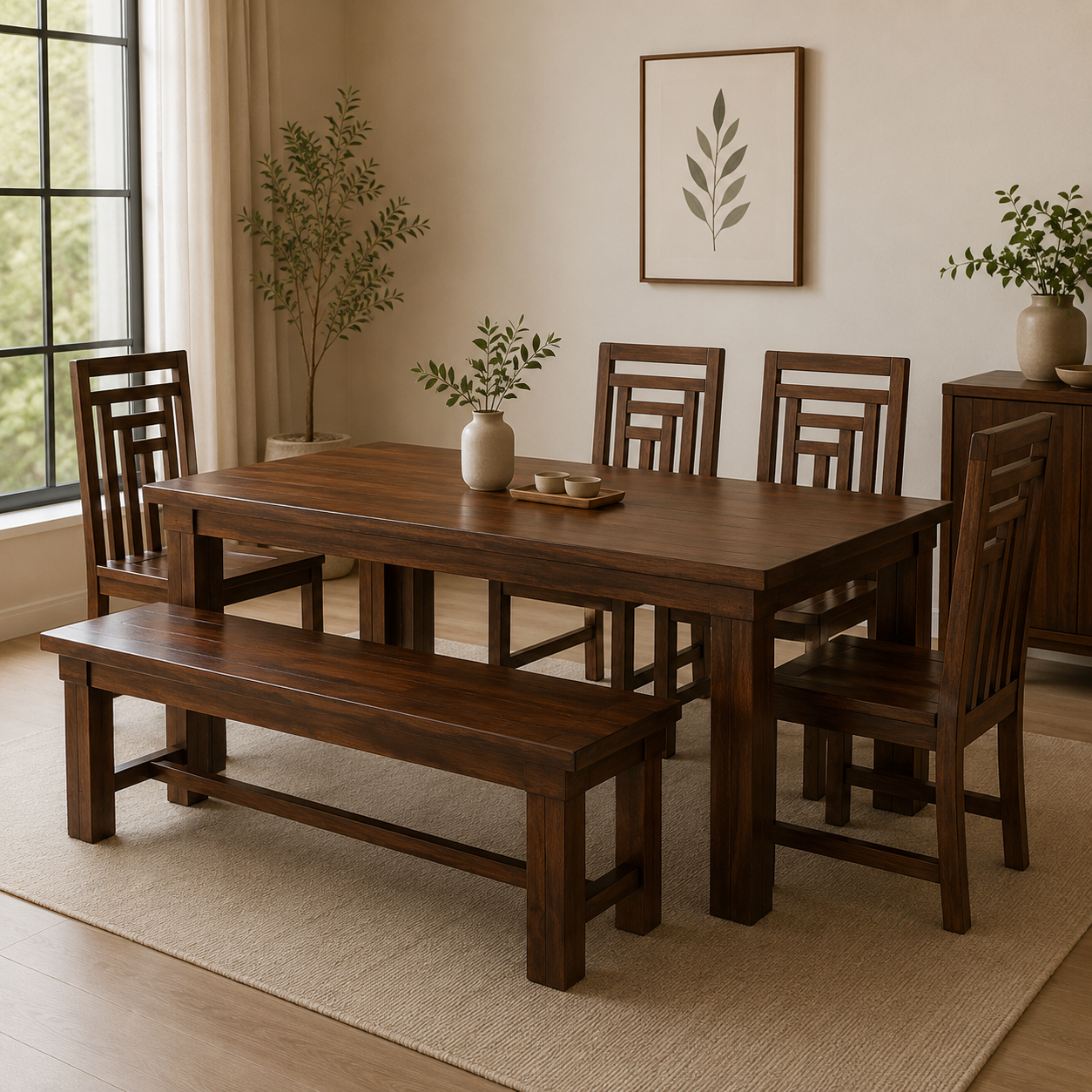 Lasya - 6 Seater Dining Set