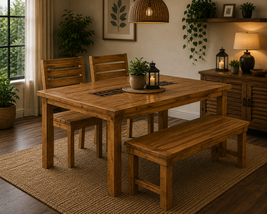 Lenny-4 Seater Dining Set