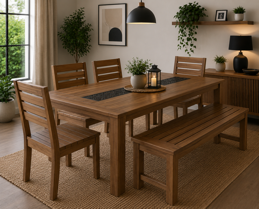 Lenny-6 Seater Dining Set