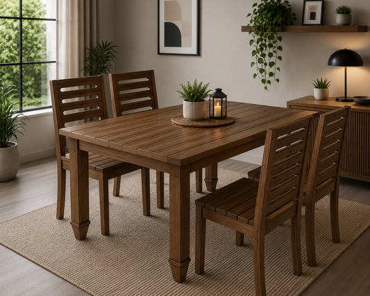 Lupo-4 Seater Dining Set
