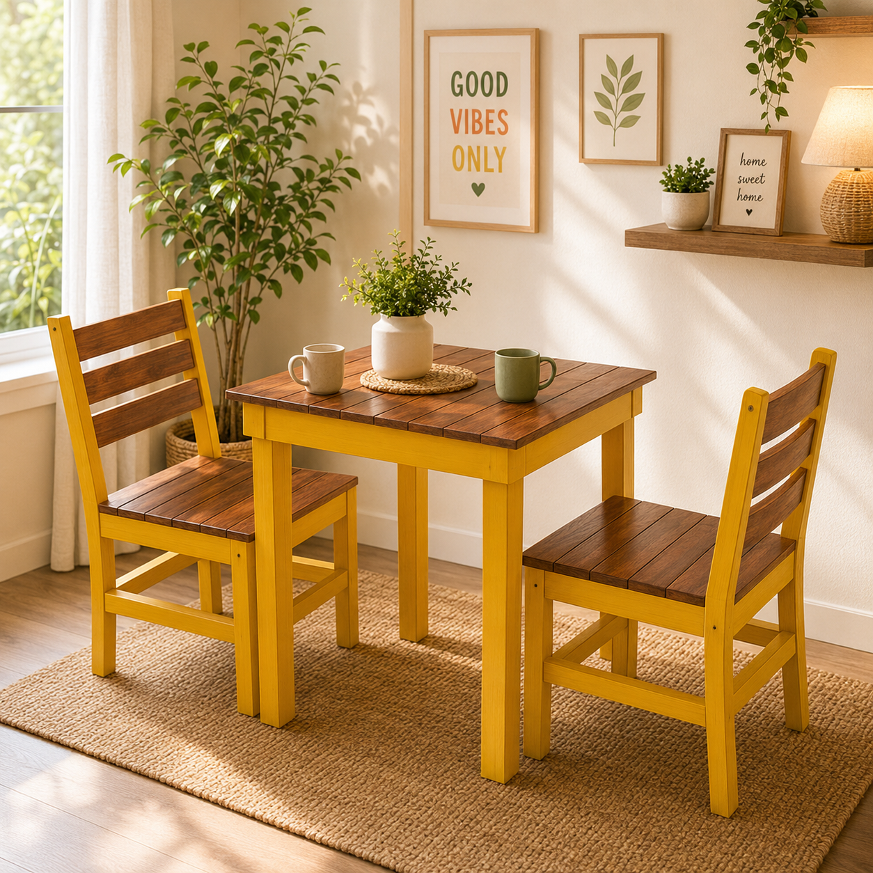 Mellow-2 Seater Dining Set