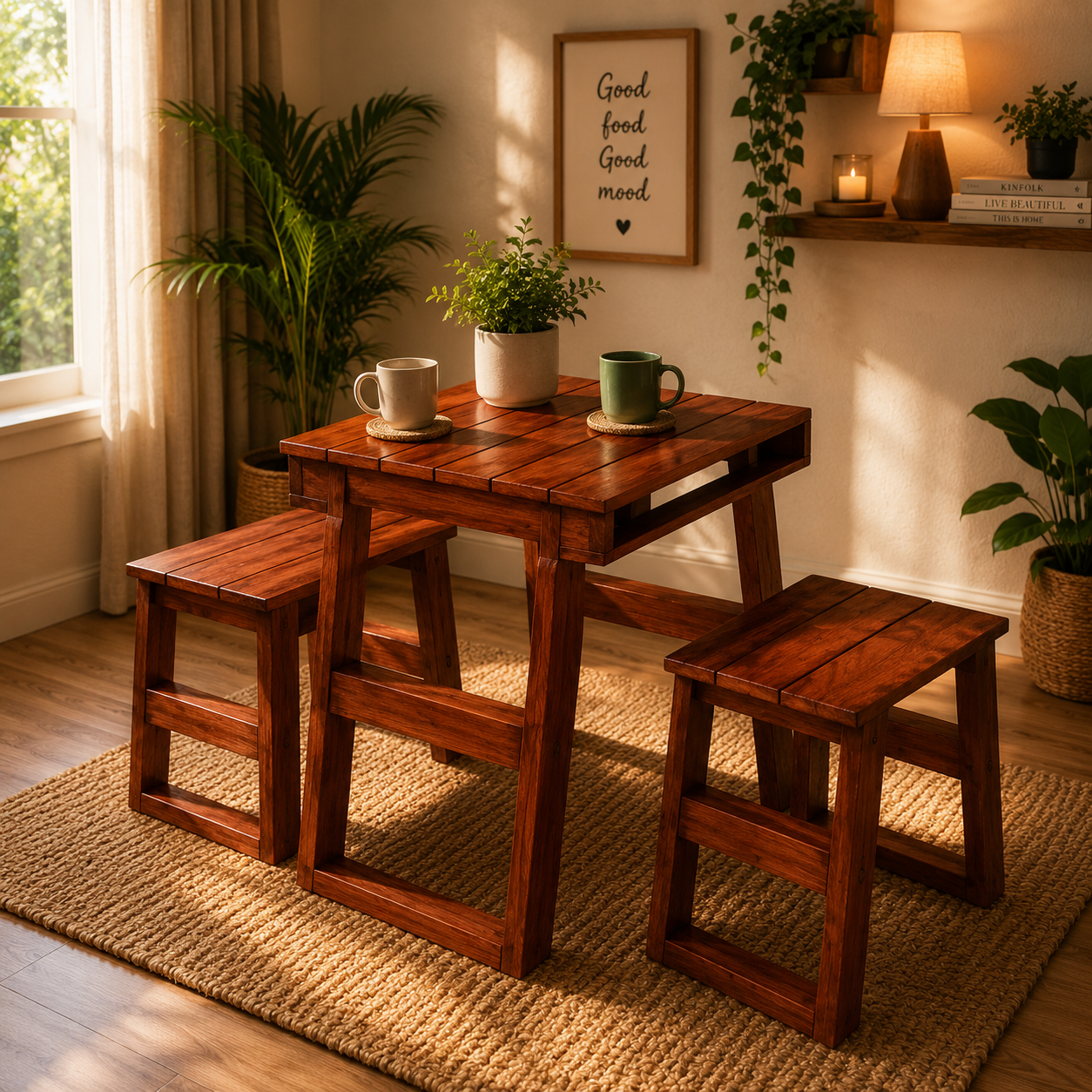 Millian-2 Seater Dining Set
