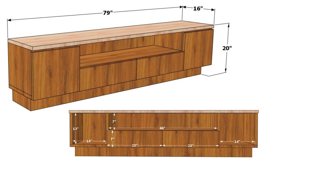 Orvella TV Console