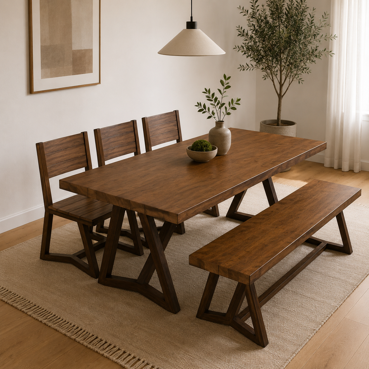 Pralav - 6 Seater Dining Set