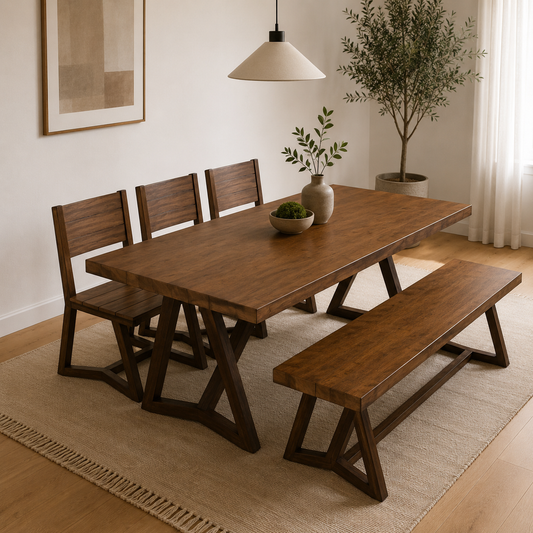 Pralav - 6 Seater Dining Set