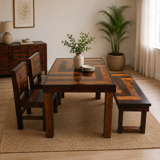 Reynal-4 Seater Dining Set