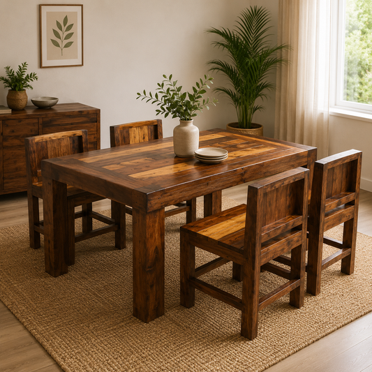 Riga-4 Seater Designer Dining Set