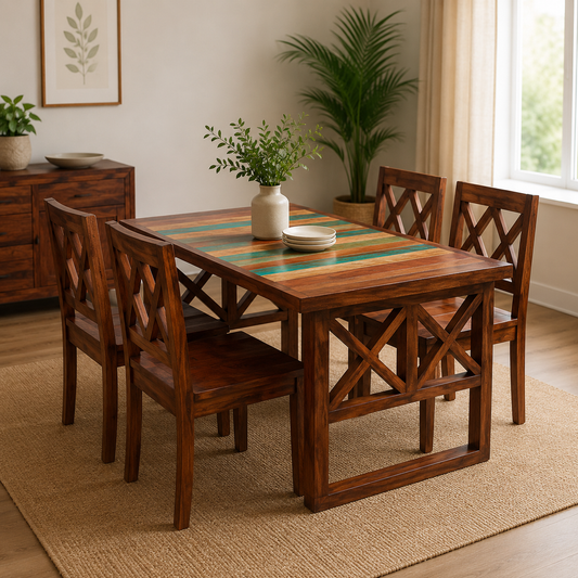 Rossiter-4 Seater Dining Set
