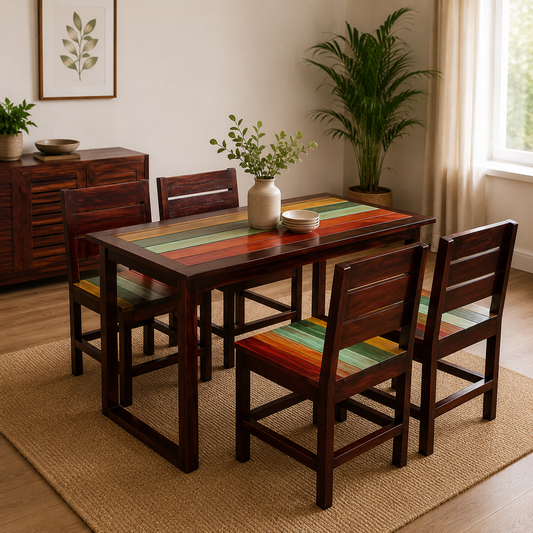Saisha-4 Seater Dining Set