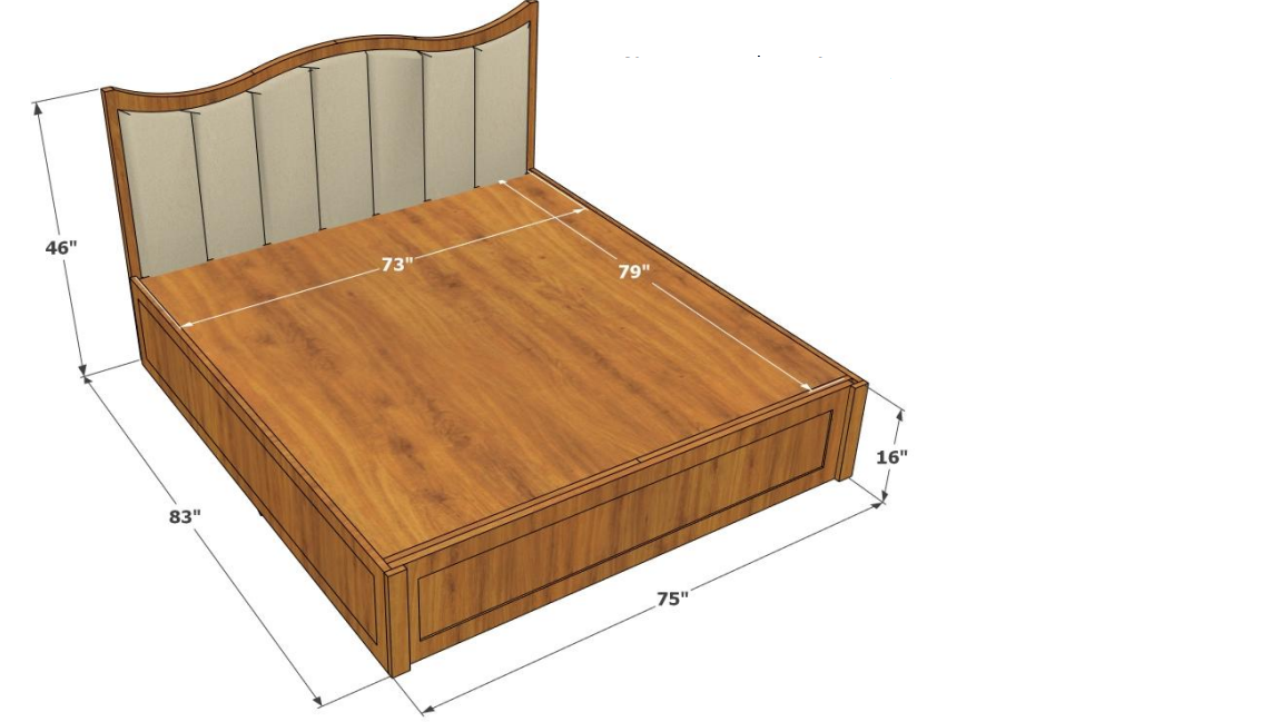 Ubyld Vaulta Hydraulic Storage King Cot