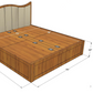 Ubyld Arboris Manual lift Storage King Cot