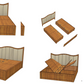 Ubyld Arboris Manual lift Storage King Cot