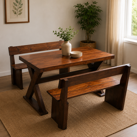 Shelby- 4 Seater Dining Set