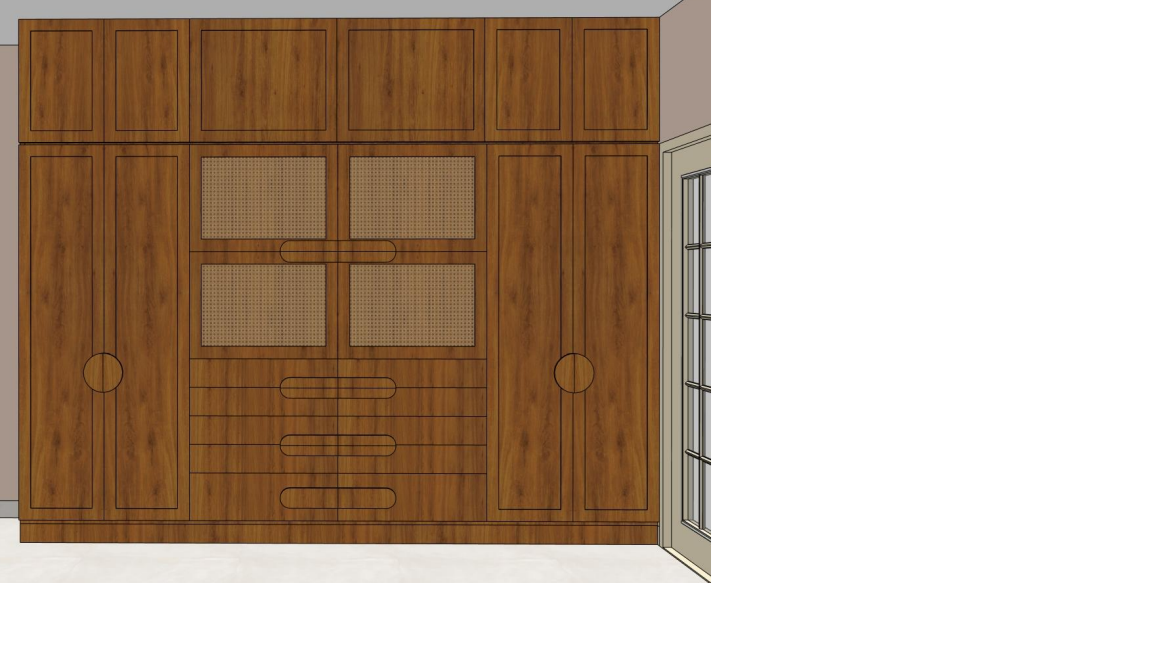 The Amber Woods - A spacious wardrobe