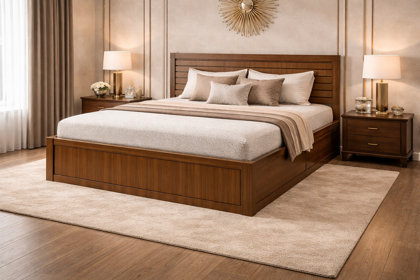 Ubyld Optima Hydraulic Storage Queen Bed