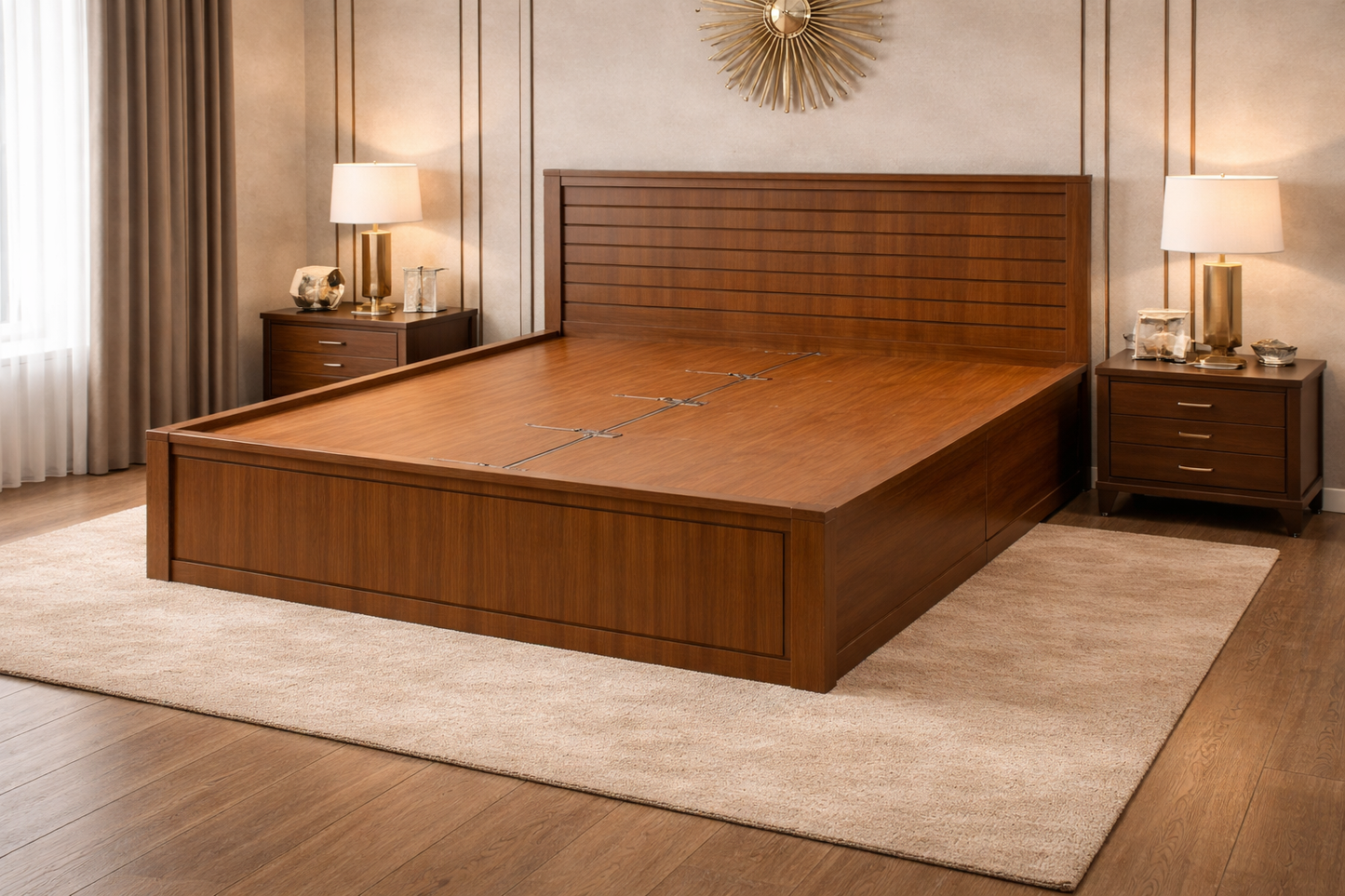 Ubyld Optima Hydraulic Storage Queen Bed