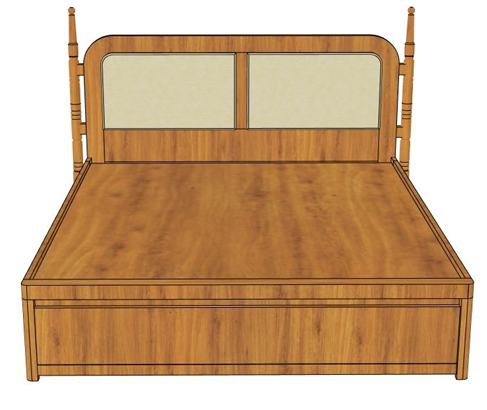 Ubyld Tudor Hydraulic King Cot