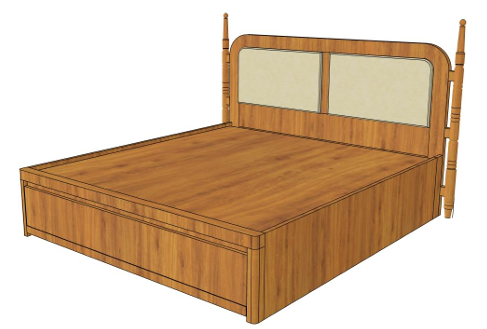 Ubyld Tudor Hydraulic King Cot