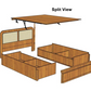 Ubyld Tudor Hydraulic King Cot