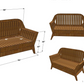 Ubyld Velmora 3+2 Sofa Set